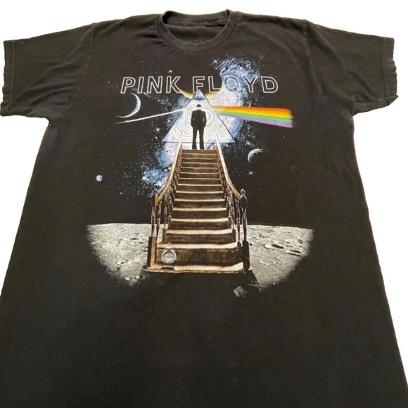 Pink Floyd Short Sleeve T-shirt; Black with Graphic; Size M; Exc. Cond. - Picture 4 of 4
